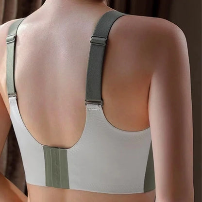 Women's Plus Size Seamless Bra Wide Adjustable Straps Bralette Anti-Sagging Comfort Soft Underwear Large Size Daily Bra M-4XL
