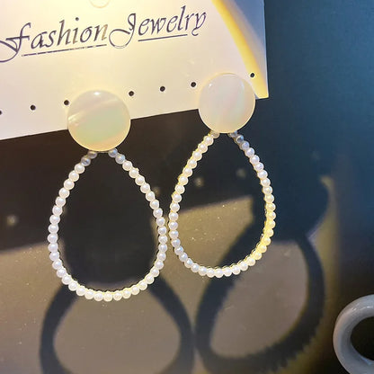 2026 New Women Earrings Alloy Gold Plated Orange Flower Drop Earrings Fashion Cute Sweet Jewelry For Daily Casual Party