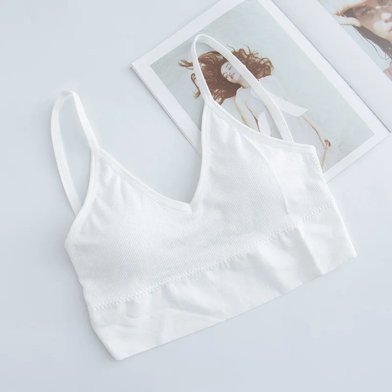 Bras For Women Sexy Seamless Bra U Type Backless Bralette Brassiere Breathable Push Up Women Bra Soutien Gorge Females