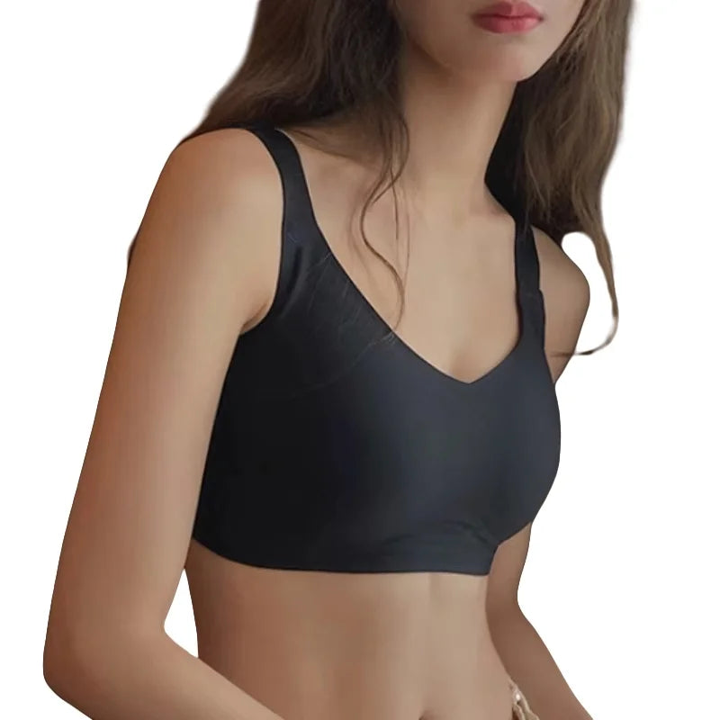 Push-Up Seamless Bras For Women Plus Size Bra Non-wire Wide Adjustable Straps Underwear Sexy Lingerie Comfort Intimates M-3XL