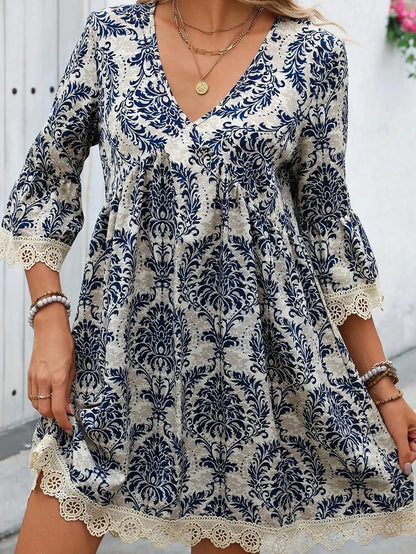 2025Large Size Women's Dress Casual Loose Fit Maxi Gown plus Size Fashionable Clothing for plus Size Women