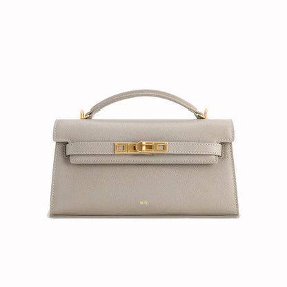 New product JWPEI box-style handbag with crocodile pattern - rectangular bag, single shoulder strap, small square bag