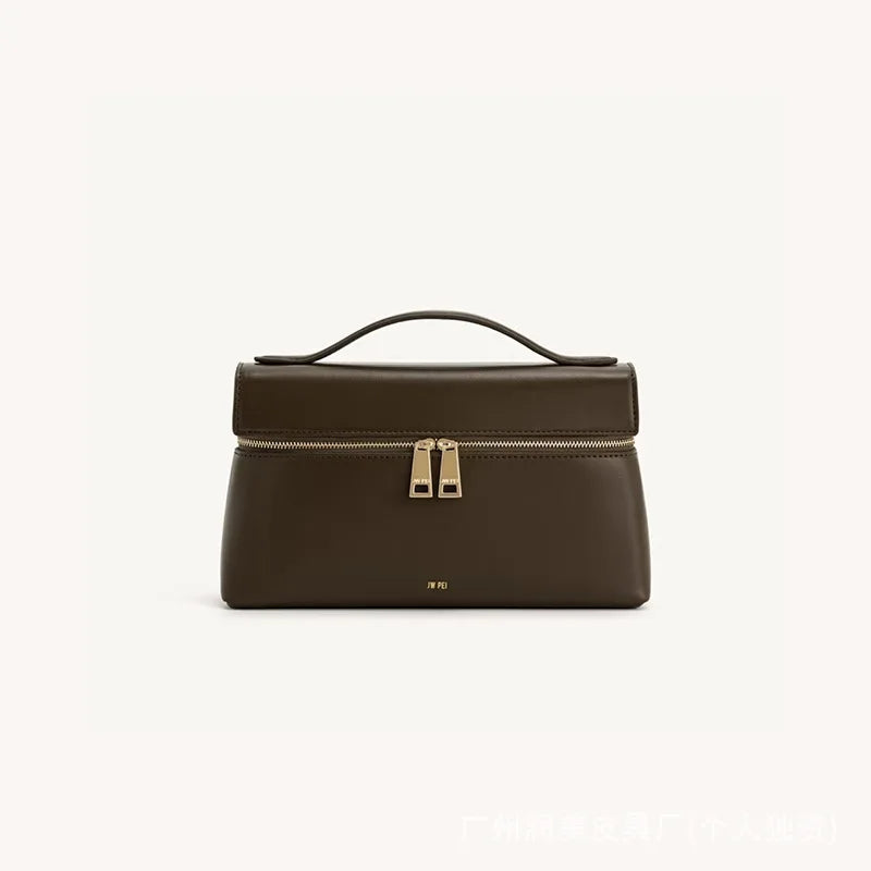 JW PEI Lunchbox Bag, Box Bag, Designer New Style, Fashionable, Versatile, Shoulder Bag, Crossbody Bag, Handbag, Small Square Bag
