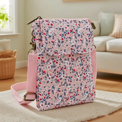 New large-capacity crossbody bag with key pocket, five-layer phone bag - a fashionable must-have for daily commutes