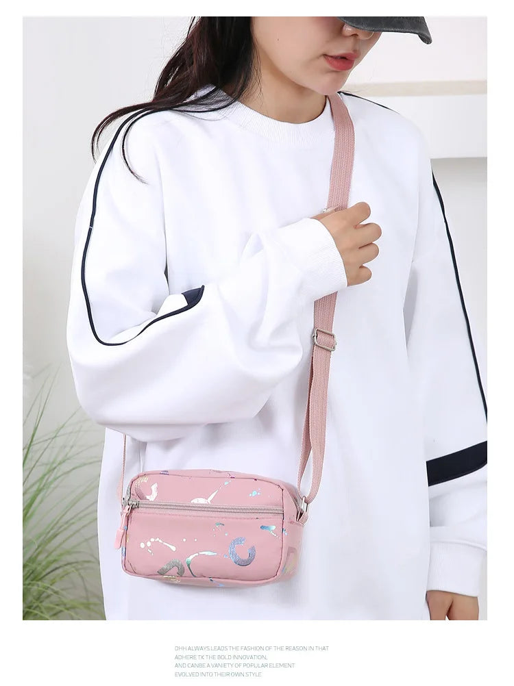 Cute Chiikawas Women Shoulder Waist Bag Kawaii Hachiware Usagi Fanny Pack Female Crossbody Bum Bag Canvas Chest Pack Phone Pouch