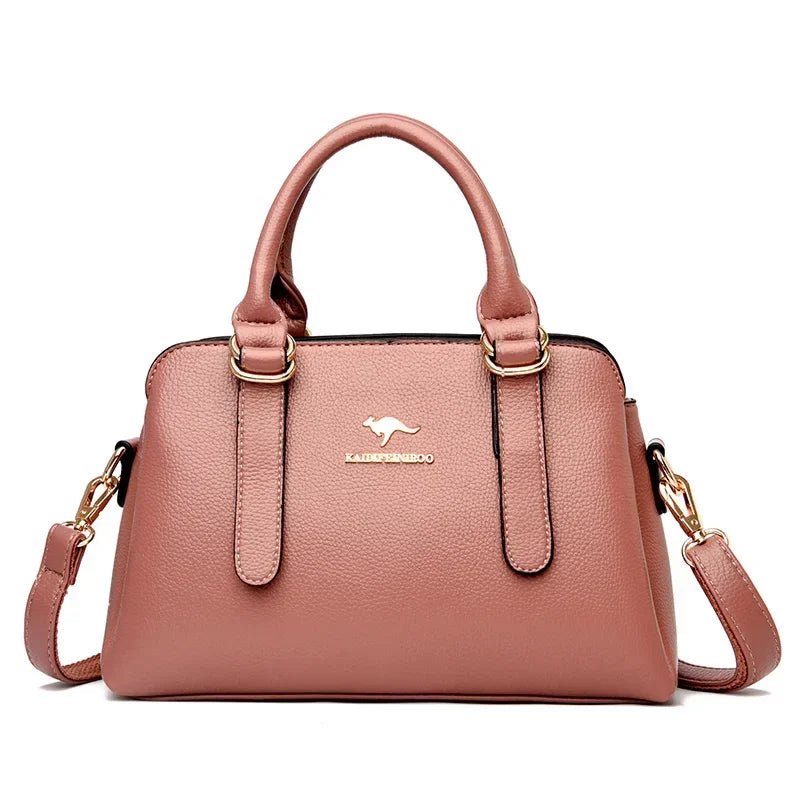 Leisure High Quality Women Purses and Handbags Luxury Designer PU Leather Shoulder Bags Female Bags Ladies Fashion Messenger Sac