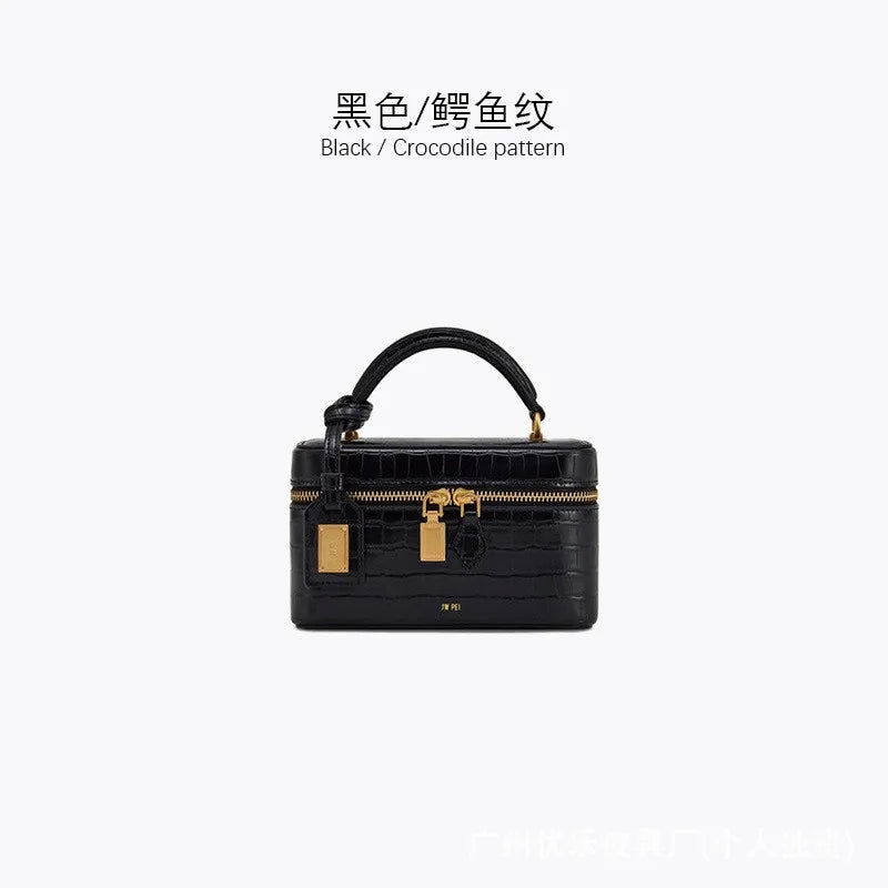 JWPEI New Mini Box Bag - Premium Handbag, Single Shoulder Crossbody Bag, Small Square Bag, Casual Versatile Commuter Bag