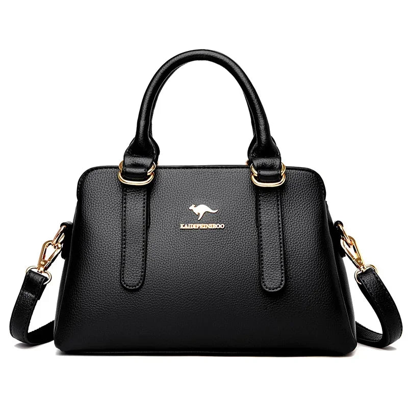 Leisure High Quality Women Purses and Handbags Luxury Designer PU Leather Shoulder Bags Female Bags Ladies Fashion Messenger Sac