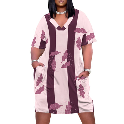 Womens Plus Size African Print Dresses Sexy Casual T-Shirt Dresses Oversized Baggy Summer Sundress