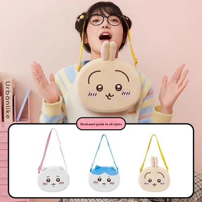 yiji Crossbody Bag Hachiware Usagi Crossbody Bag Plush Bag Cute Bag Usagi Shoulder Bag Friend Gift