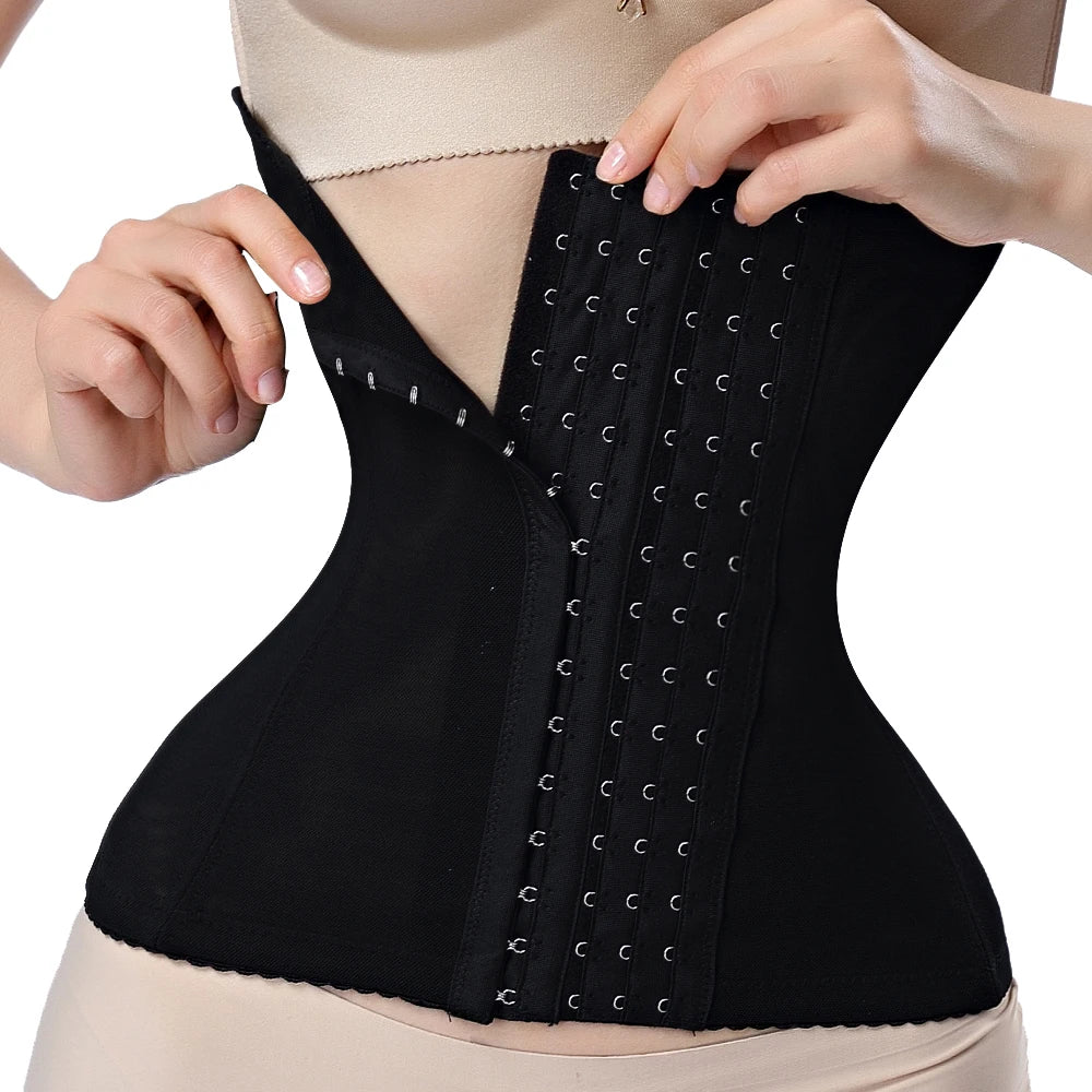 Plus Size Slimming Shapewear Women Dress Waist Trainer Body Shaper Underwear Modeling Belt Strap Tummy Trimmer Corset