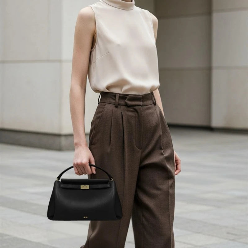 2026 New JW PEI Handbag with French-style Snap Closure Model Women's Crossbody Small-sized Exclusive High-end Shoulder Bag