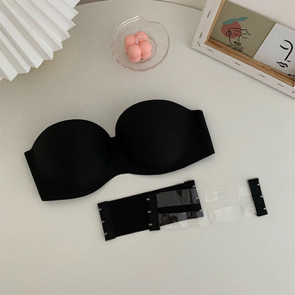 Women's Sexy Strapless Bra Push Up Padded Bras Female Underwear Seamless Invisible Bralette Without Straps Ladies Lingerie Bras