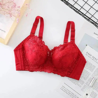 Big Plus Size Bra B C D E F G H Lingerie For Women Femme Soutien Gorge Push Up Brassiere Underwear Full Cup Sheer Bra