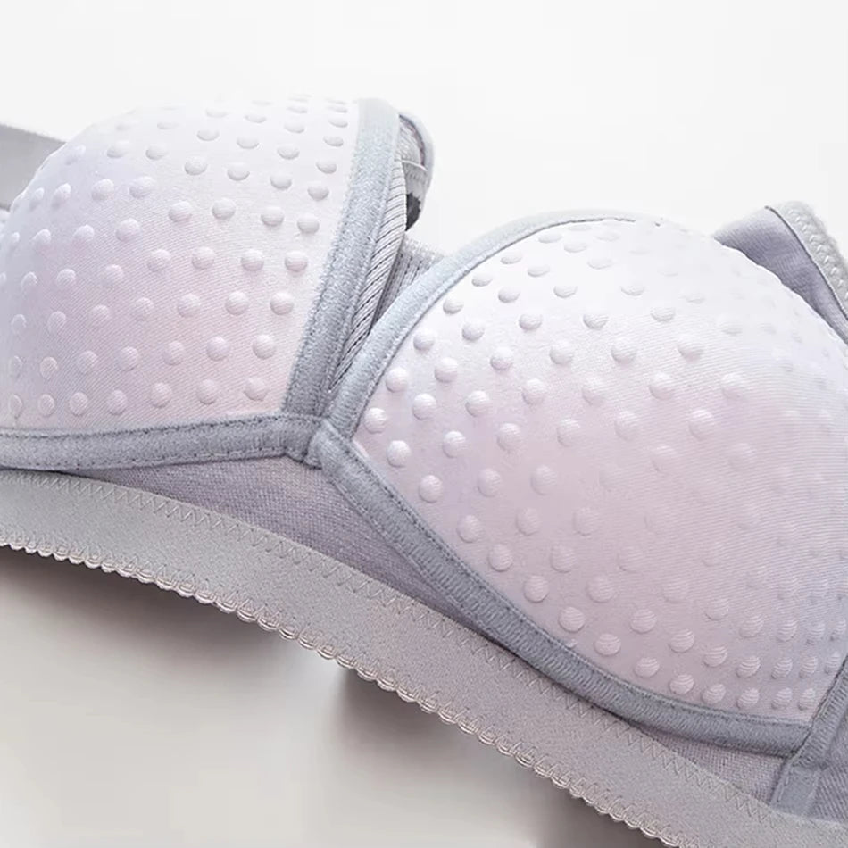 Bra for Women Comfortable Non-slip Push-up Sports Bra with Wide Shoulder Straps Chest Pad for Women Breathable Lingerie