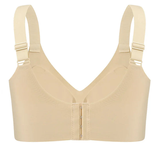 Brassiere Lady Shaping Bra Women's Bra Large Bust Minimizing Effect Anti-Sagging Plus Size Shaping Seamless Side Support Girl