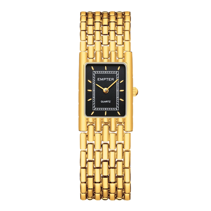 Small Gold Watches for Women - Dainty Analog Quartz Watch for Women - Ladies Watches Square Bracelet Watches for Casual Dress