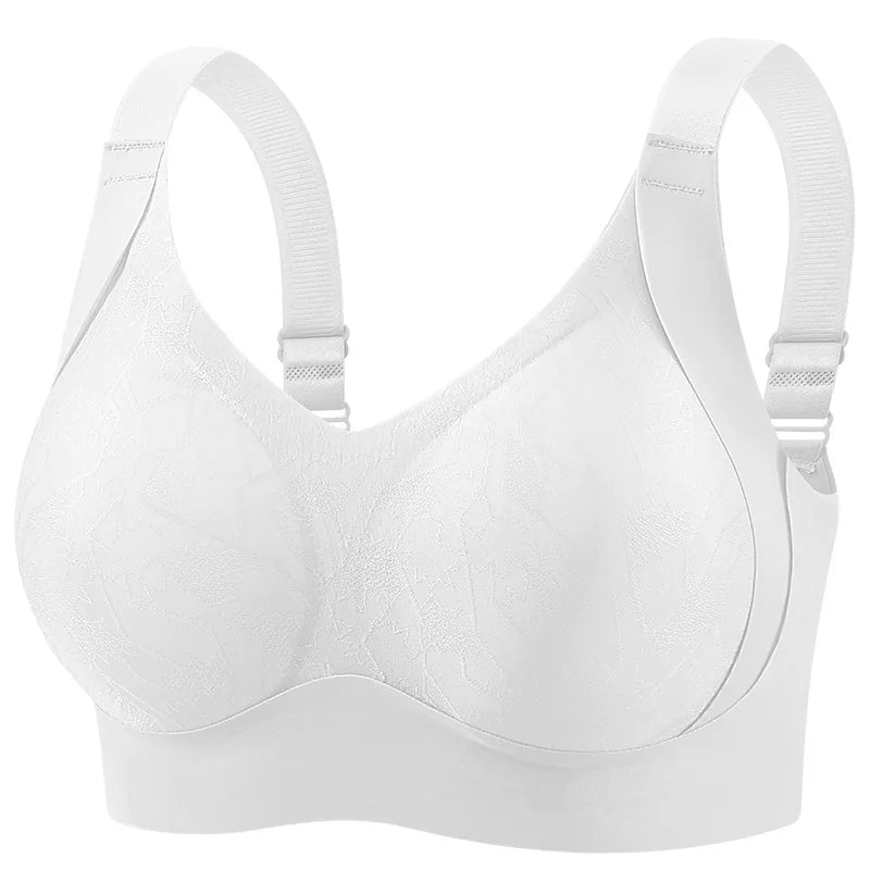 Brassiere Lady Shaping Bra Women's Bra Large Bust Minimizing Effect Anti-Sagging Plus Size Shaping Seamless Side Support Girl