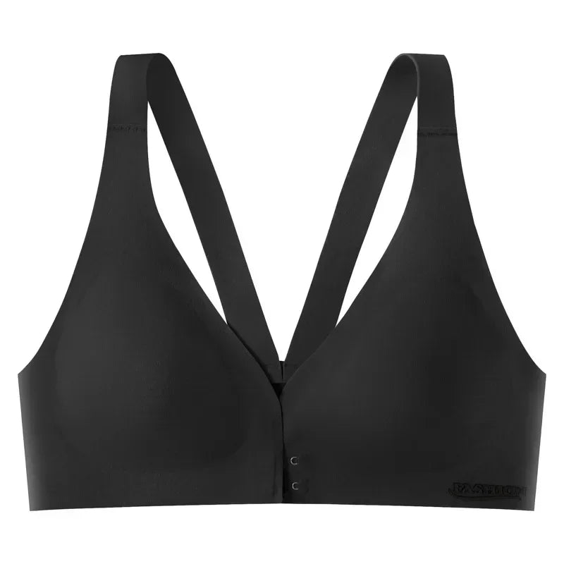 Plus Size Bra Front Buckle Adjustable Underwear Sexy Beautiful Back Comfortable Gathered Breasts Breathable Sports Bra