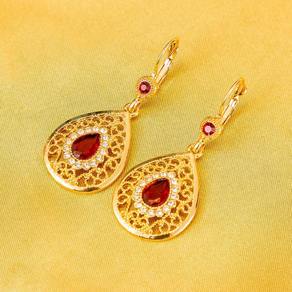 Luxurious Pearl & Gemstone Gold Jewelry Set, Exquisite Wedding Accessory For Ethnic Bridal Looks & Traditional Celebrations