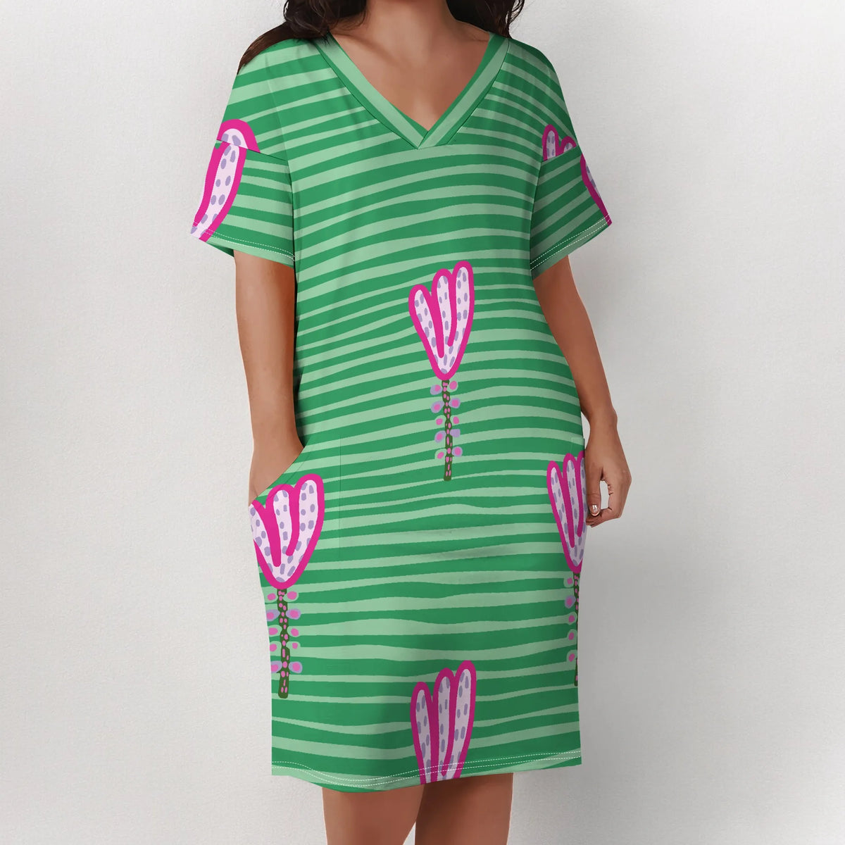 Womens Plus Size African Print Dresses Sexy Casual T-Shirt Dresses Oversized Baggy Summer Sundress