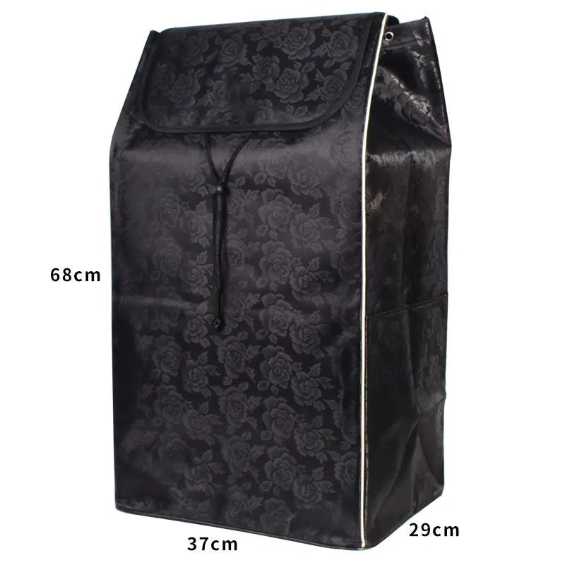 Shopping Bags for Trolley Cart Shopping Cart Woman Carrier Basket Trailer Portable Cart Large Storage Bags Foldable Handbag