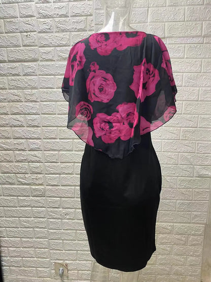 Plus Size Women's Summer Fashion Dress Bodycon Office Lady New Arrival Trendy Comfortable Breathable