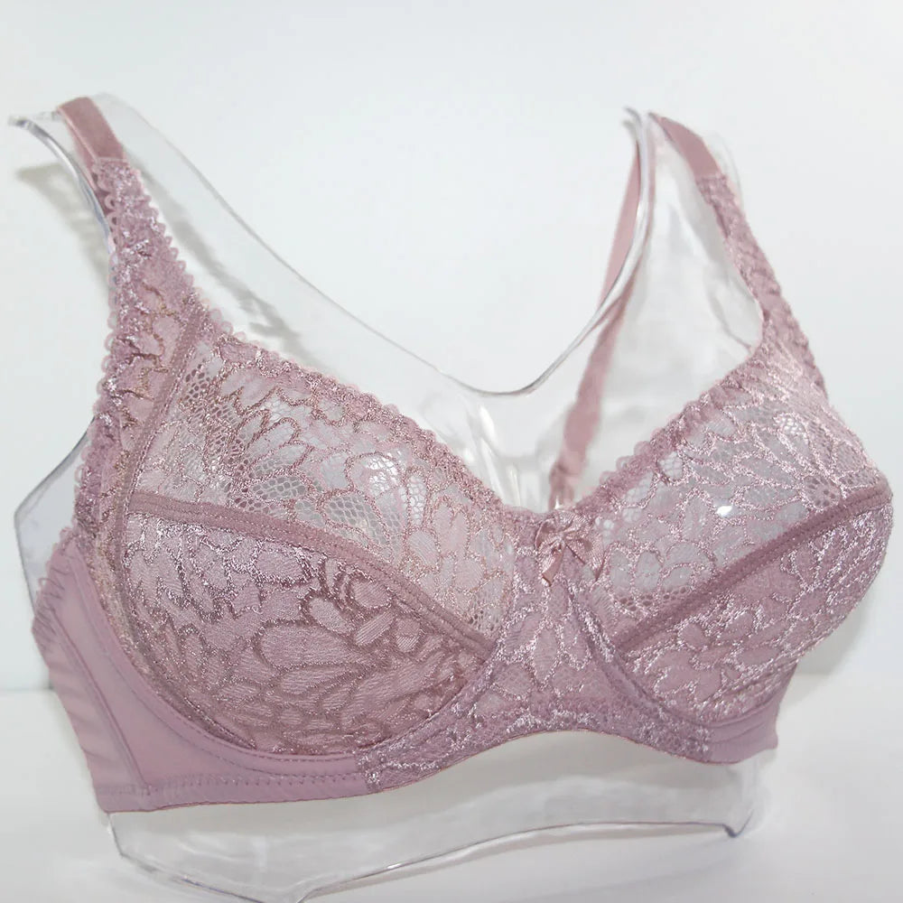 Plus Size Bras For Women Lace Bra Femme Transparent Large Brassiere Tops Underwear Sexy Lingerie C D DD E F Cup
