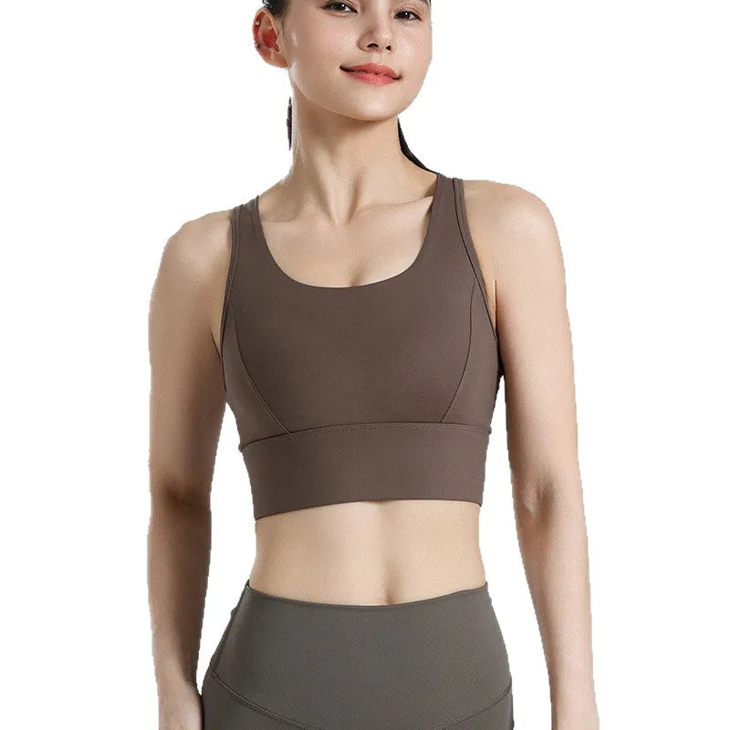 Plus Size High Impact Sports Bra for Women Shockproof Running Gym Yoga Fitness Top, Breathable Mesh Racerback Workout Bralette