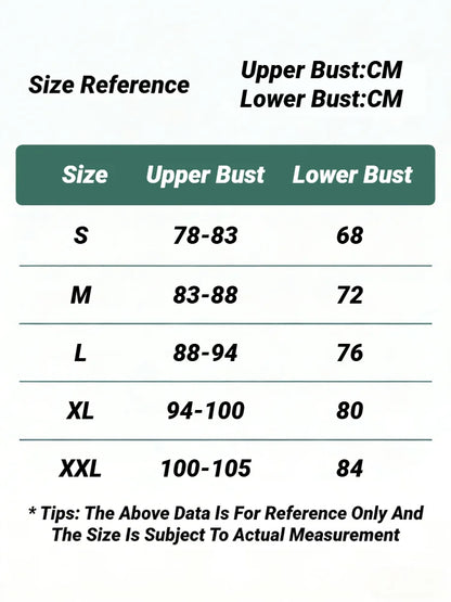 Women's Bra Wire-Free Front Closure Solid Color Full Coverage Fixed Cups Women Seamless Large Size Comfort Underwear
