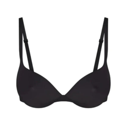Women Push Up Bra Simple Underwear Seamless Bras with Adjustable Straps Underwire Support Comfort Invisible for All-Day Wear