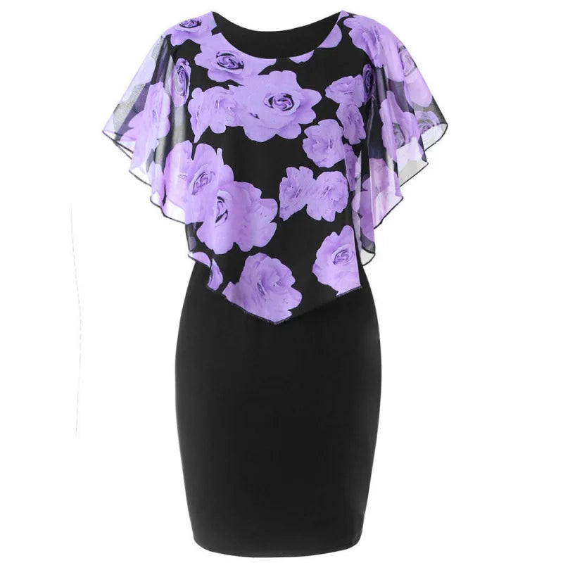 Plus Size Women's Summer Fashion Dress Bodycon Office Lady New Arrival Trendy Comfortable Breathable