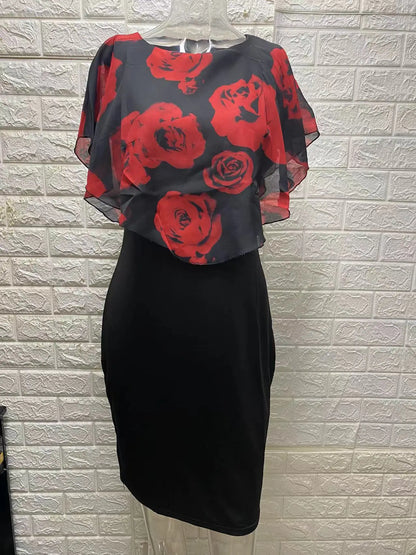 Plus Size Women's Summer Fashion Dress Bodycon Office Lady New Arrival Trendy Comfortable Breathable