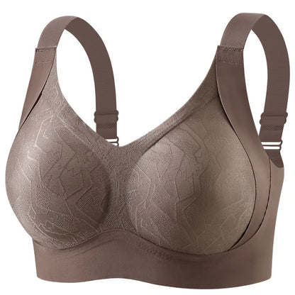 Brassiere Lady Shaping Bra Women's Bra Large Bust Minimizing Effect Anti-Sagging Plus Size Shaping Seamless Side Support Girl