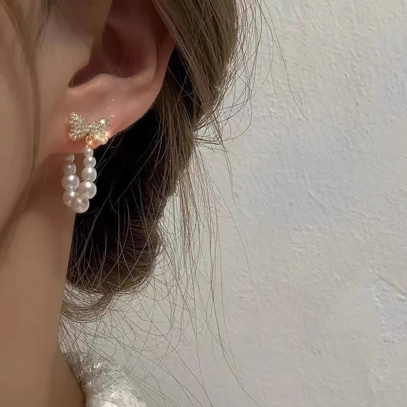 2026 New Women Earrings Alloy Gold Plated Orange Flower Drop Earrings Fashion Cute Sweet Jewelry For Daily Casual Party