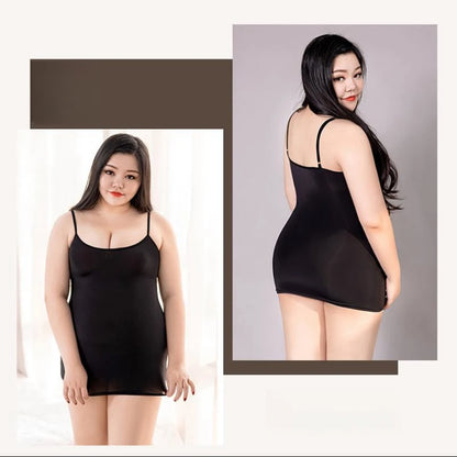 Oversized Women Mini Dress Plus Size Long Dresses Sexy See Through Shiny Plus Size Bodycon Dress Black White LOOSE Dress XXXL