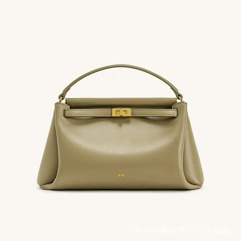 JW PEI handbag with French-style snap closure, 2026 new model, women's crossbody small-sized exclusive high-end shoulder bag