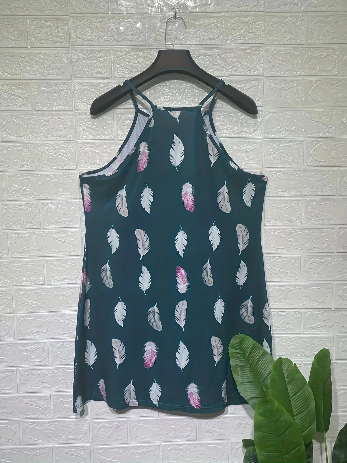 5XL Plus Size 2025 New Summer Sexy Dress Women Feather Print Backless Casual Loose Vacation Beach Short Dresses Female Sundress