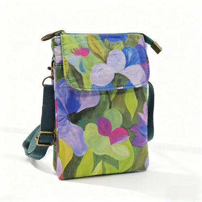 New large-capacity crossbody bag with key pocket, five-layer phone bag - a fashionable must-have for daily commutes