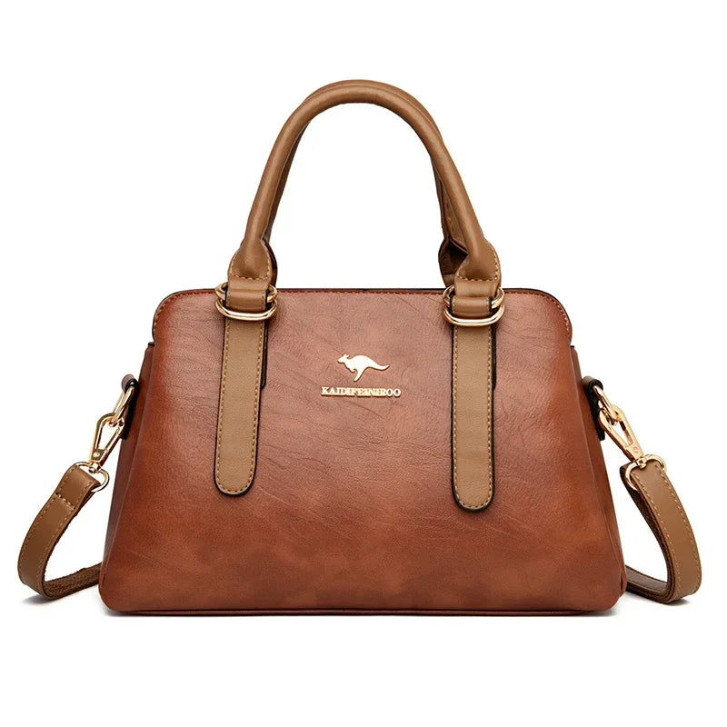 Leisure High Quality Women Purses and Handbags Luxury Designer PU Leather Shoulder Bags Female Bags Ladies Fashion Messenger Sac
