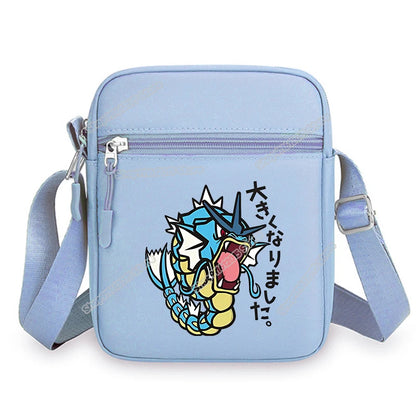 Anime Pokemons Leafeon Shoulder Bag Venusaur Raichu Cubone Waist Packs Dragonite Glaceon Crossbody Phone Pouch Boy Girl Satchel