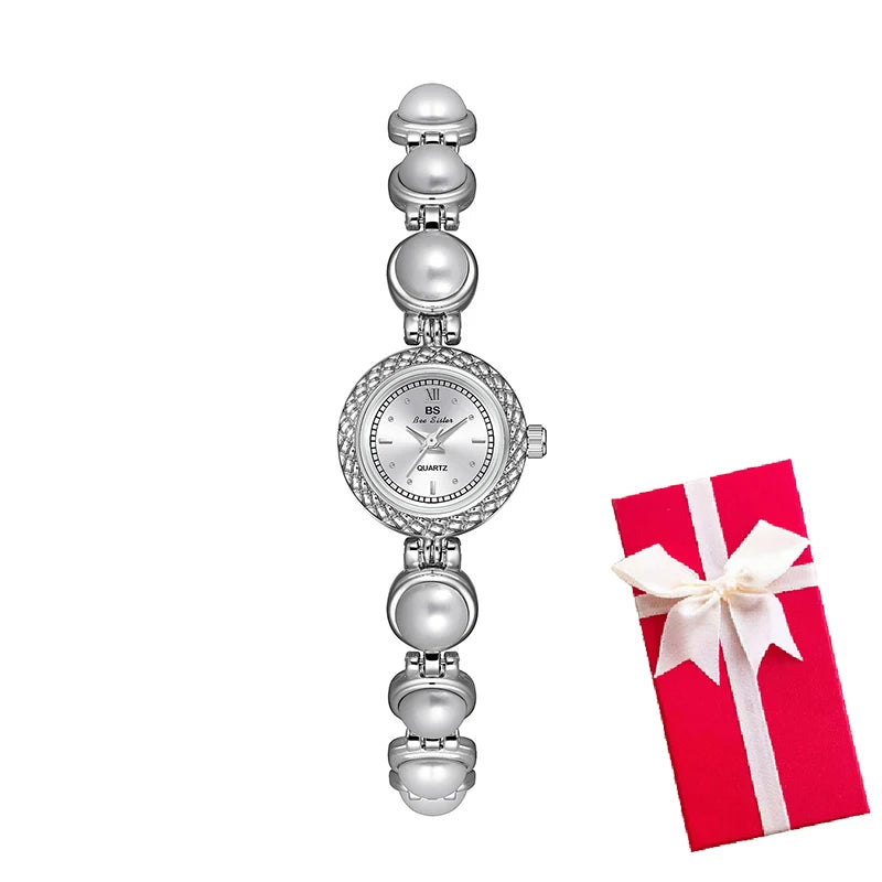 Gold Women Bracelet Watches Luxury Brand Dress Quartz Small Dial Ladies Wrist Watches Rhinestone Rose Gold Watches For Women