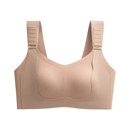Women Plus Size Seamless Bra Adjustable Strap Anti Sagging Lifting Underarm Support Breast Reduction Everyday Wear 34-44 Hot