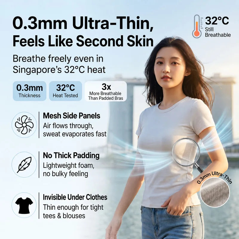 Women's Front Closure Push Up Bra U-Back Backless Seamless Wireless Ultra Thin Summer Bralette Small Bust Lift Detachable Straps