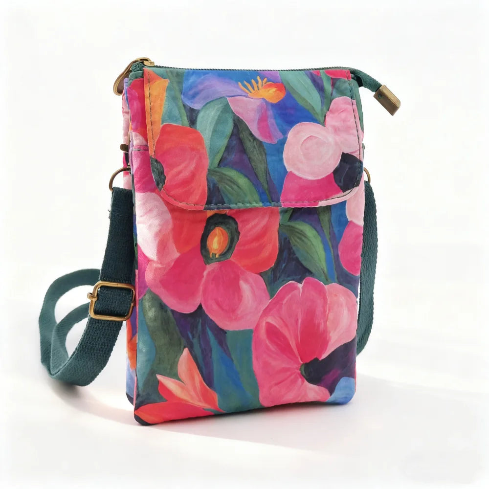 New large-capacity crossbody bag with key pocket, five-layer phone bag - a fashionable must-have for daily commutes