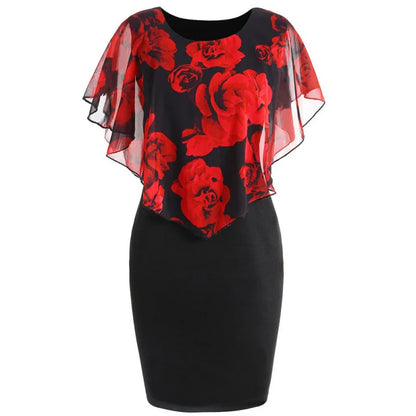 Plus Size Women's Summer Fashion Dress Bodycon Office Lady New Arrival Trendy Comfortable Breathable