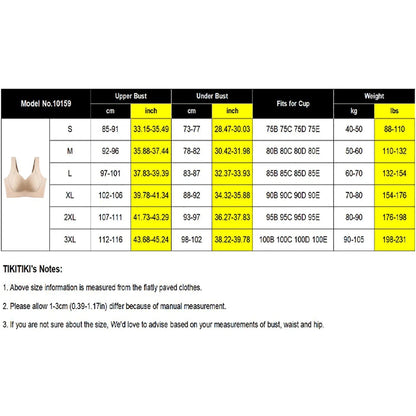 Plus Size Full Coverage Bras For Women No Underwire T-shirt Bra Seamless Push Up Daily Bralette Underwear With Soft Support Bra