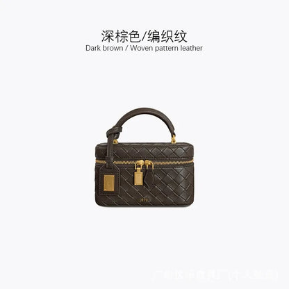 JWPEI New Mini Box Bag - Premium Handbag, Single Shoulder Crossbody Bag, Small Square Bag, Casual Versatile Commuter Bag