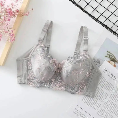 Big Plus Size Bra B C D E F G H Lingerie For Women Femme Soutien Gorge Push Up Brassiere Underwear Full Cup Sheer Bra