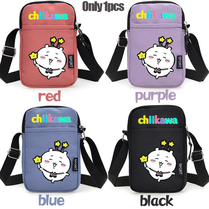Nanka Chiisakute Kawaii Yatsu Zipper Handbag Wallet Purse Chiikawa Storage Candy Bag Hachiware Usagi Shoulder Bag Birthday Gift